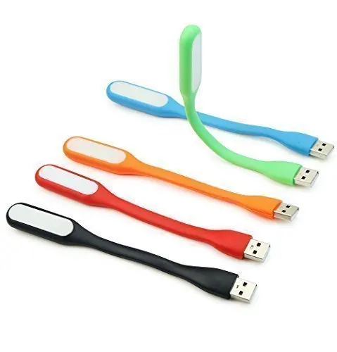Flexible LED USB Gadgets Light Lamp 180 Degree Adjustable Portable Lamp for Power Bank PC Laptop Computer & Other USB Devices