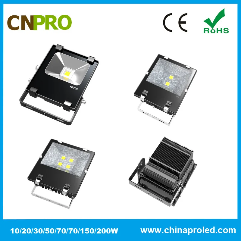 Высокое качество открытый люменов идеальный 100 Вт светодиодный прожектор AC85-265V 2 года гарантии