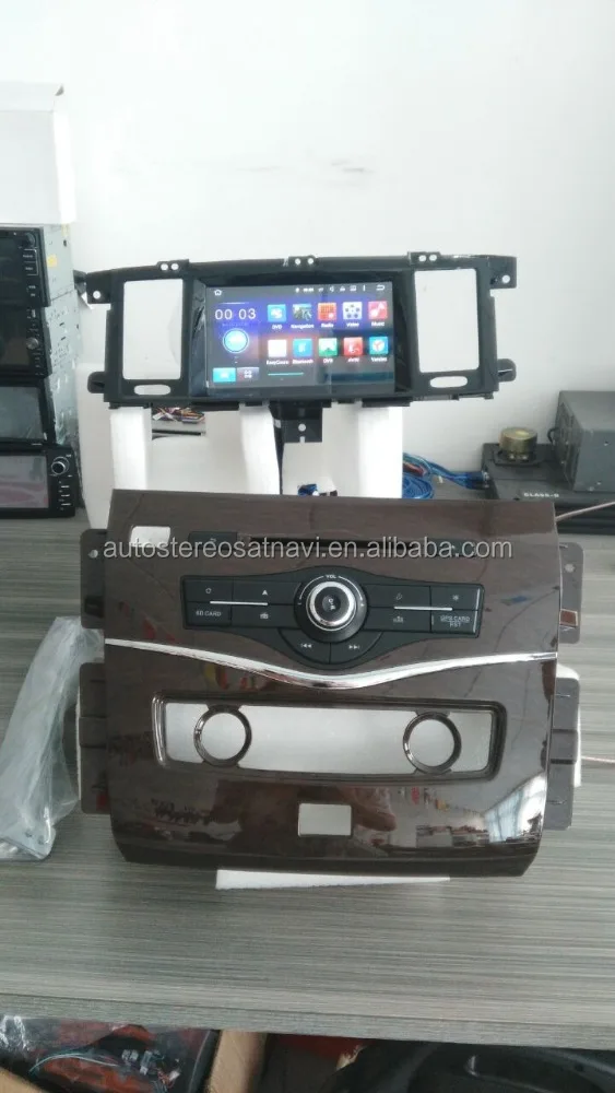 Dashboard Placement with CE FCC certifications car dvd player with gps for Nissan Patrol 2015