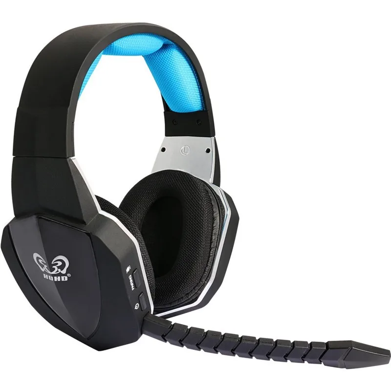 2.4Ghz patented fiber-optical  wireless game headset detachable mic headphone 7.1 surround sound for all game consoles