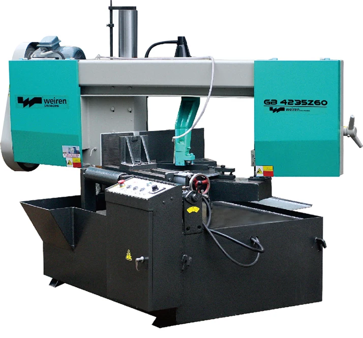 
Horizontal Hydraulic Cylinder Metal Industrial Rotary Angle Band Saw Cutting Machine 