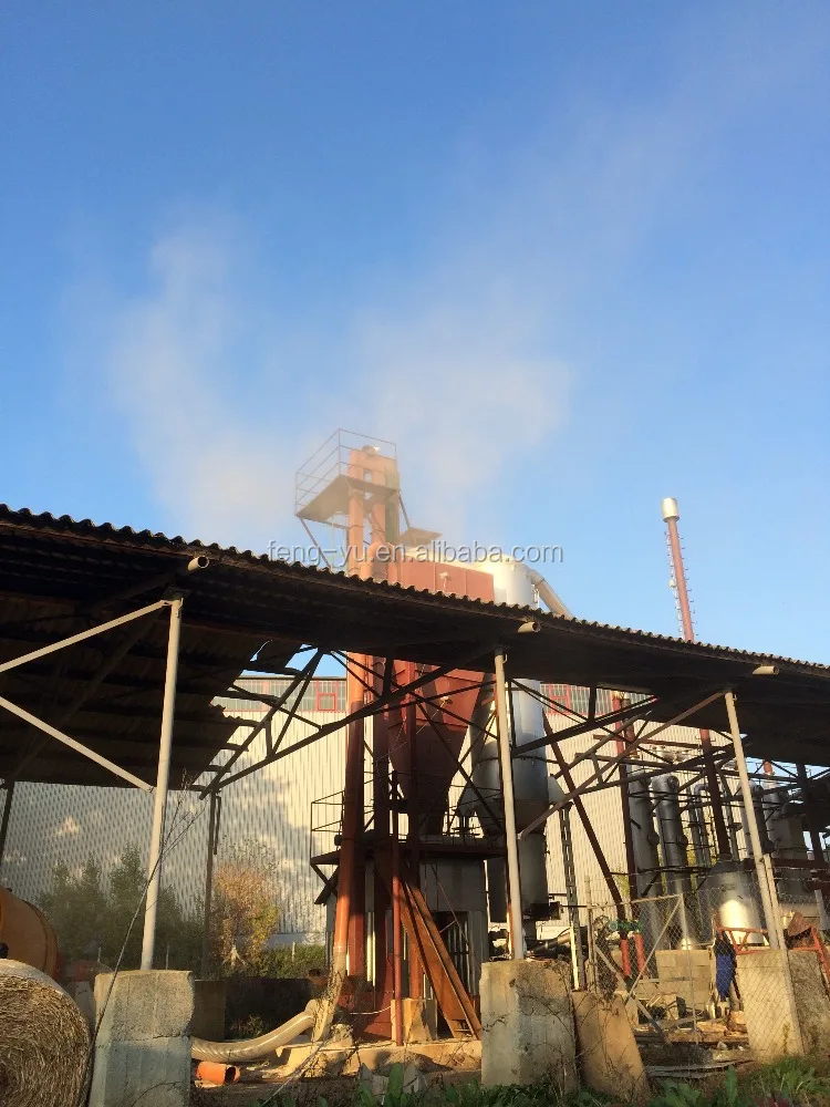 Fengyu 200KW wood chip waste biomass gasifier power plant in smooth opertion in Slovakia