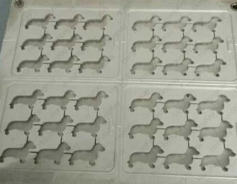 Silicone Chocolate Mold tray Dachshund Dog Shaped with BPA Free