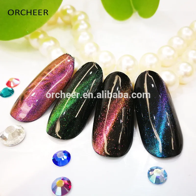 
Orcheer 3D 5D cat eyes effect Magnetic pigment powder for nails 