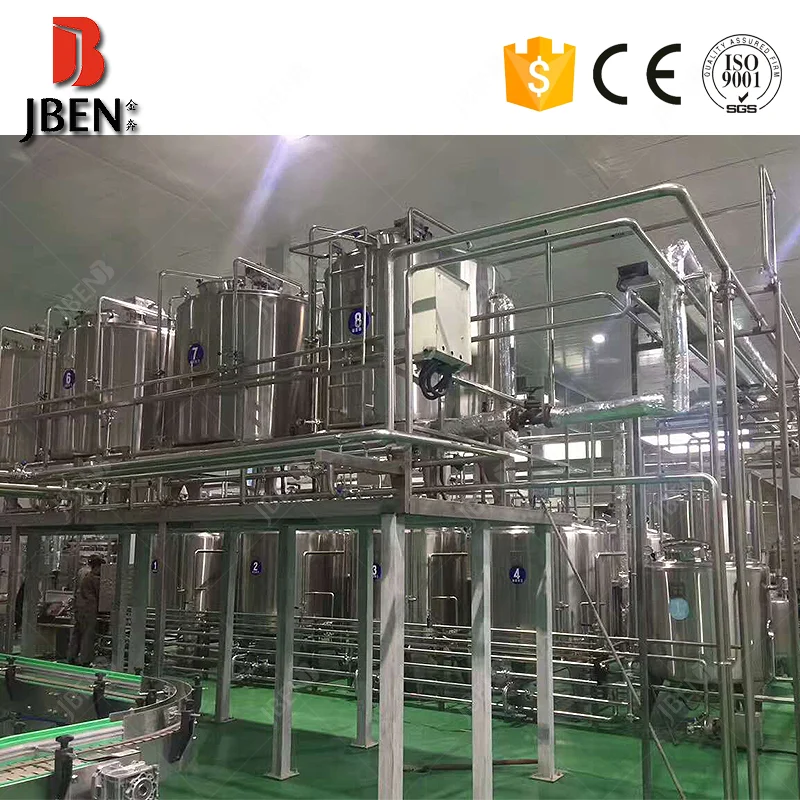 
Factory Supplier Industrial Yogurt Making Filling Packing Line 