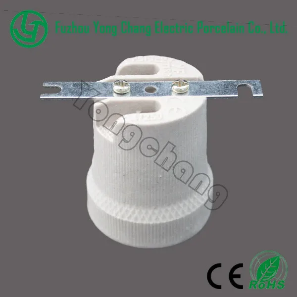 CE E27 Edison Screw Lampholder /light Socket E27 / Screw Lamp Holder With Bracket