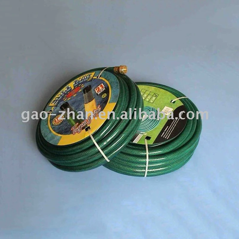 Усиленный ПВХ сад шланг для воды с латунной разъем