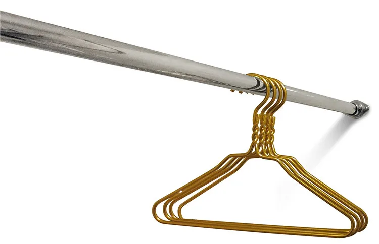 Heavy Duty Beautiful Gold Aluminum clothes Metal Suit Coat Hangers