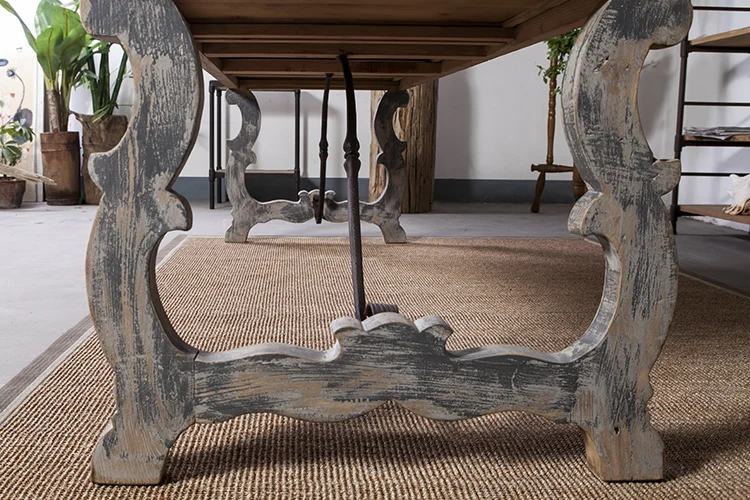 antique furniture long desk table