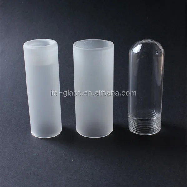 G9 High Borosilicate Glass Tube Lamp Shade / Glass Pendant Lamp Shade