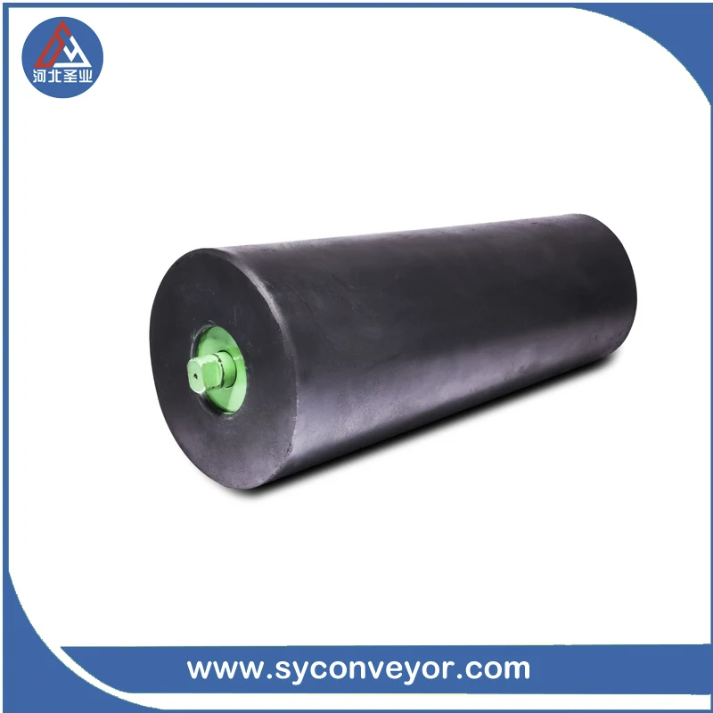 
belt conveyor wear resistant carrier taper self aligning idler rollers 