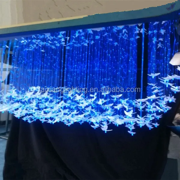 Classical Pendant Light Glass Chandelier Lighting unique wedding butterfly decoration light