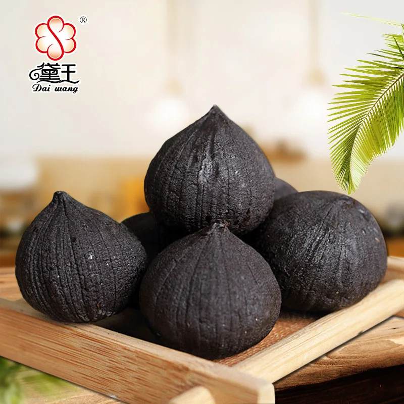 
Yunnan Fermented OEM Natural Peeled single solo black garlic Factory 