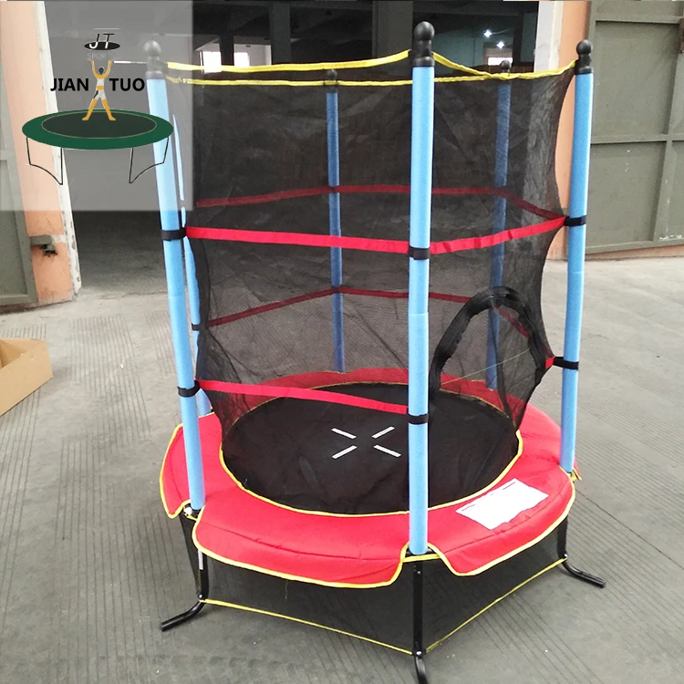 JianTuo 55inch 140cm Round TUV GS Kids Mini Trampoline For Kids