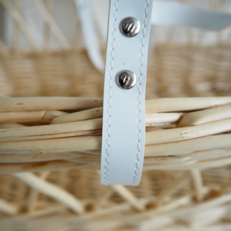 Wholesale Manufacturer New Born Baby Natural Color Wicker Moses Basket