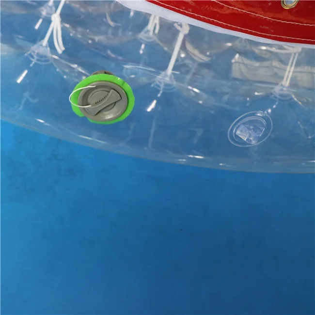 2019 new design 3.0 x 2.6 x 2m 0.8mm PVC human size  inflatable water walking roller