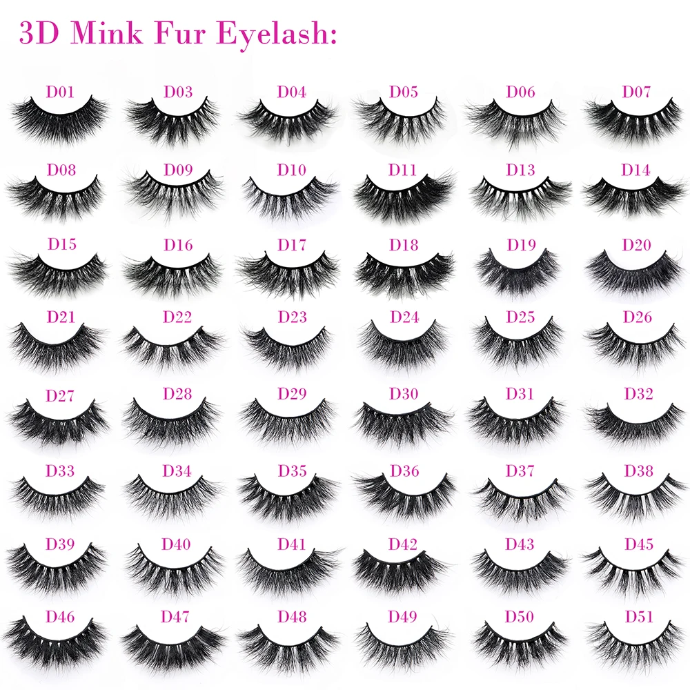 
factory price private logo 3d mink lashes custom box 