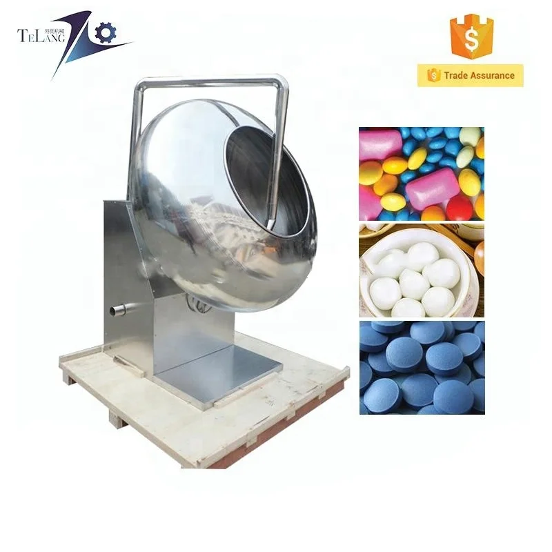2019 Candy pharmaceutical tablet polishing candied peanut caramelized nuts sugar coating machine