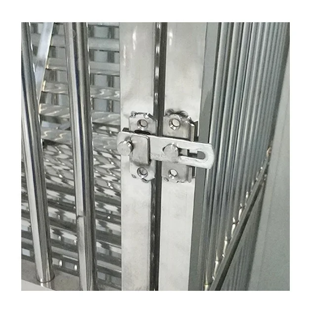 Large Heavy-Duty Cage Two-Door Indoor Outdoor Cat Crate Cage