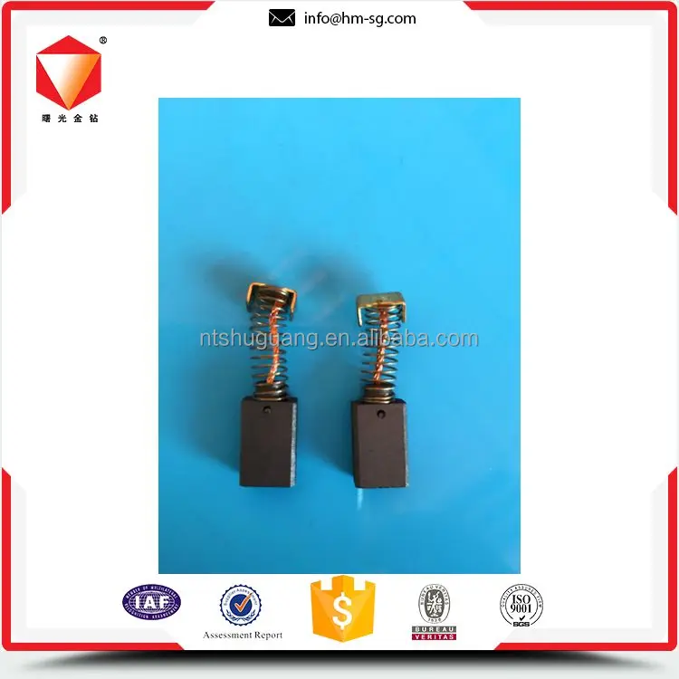 Top supplier low density carbon brushes for hilti motors