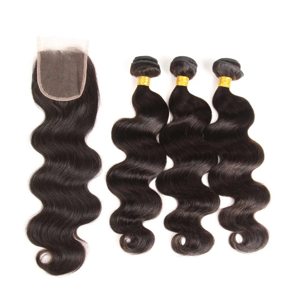 
Best quality brazilian virgin human hair bundles with closure,3 bundles of brazilian hair with closure 