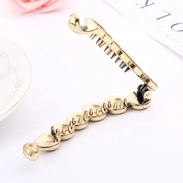 Women Plastic Hair Clip Diamond Hair Claws Accessories