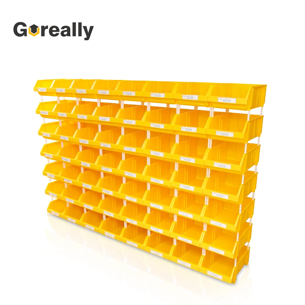 
Industrial warehouse stack stackable plastic used parts picking storage boxes bins 