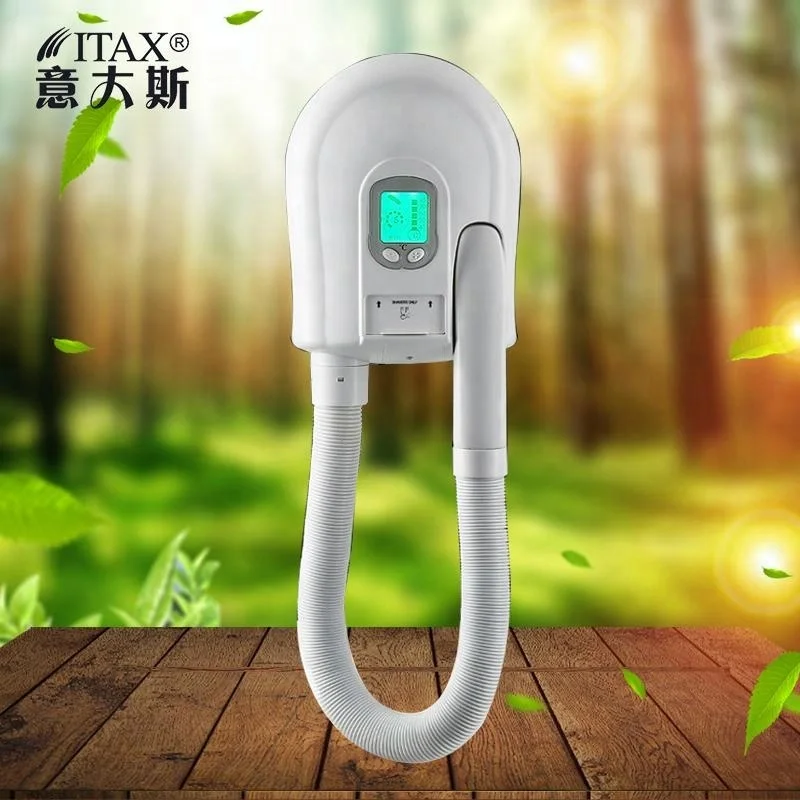 Wall mounted Automatic Skin Dryer Large Power Blower Negative Professional Hair Dryer With LCD Display