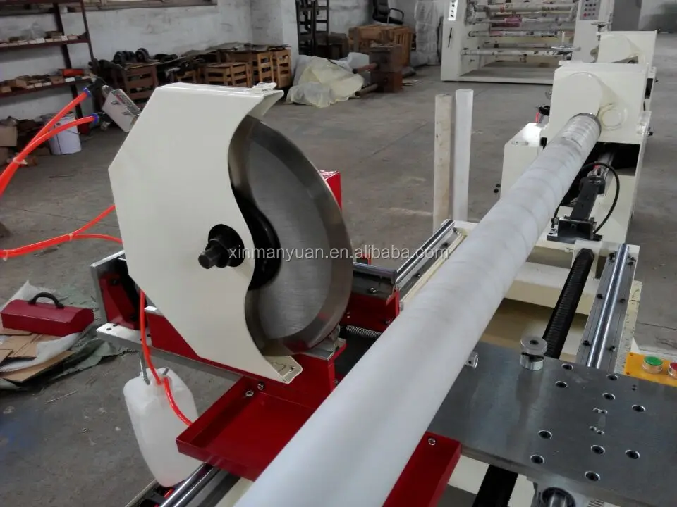 Manual Garments / Fabrics / Ribbon Adhesive Tapes Cutting Machine(Manual Roll Cutter,Log Slitter,Roll Converter)