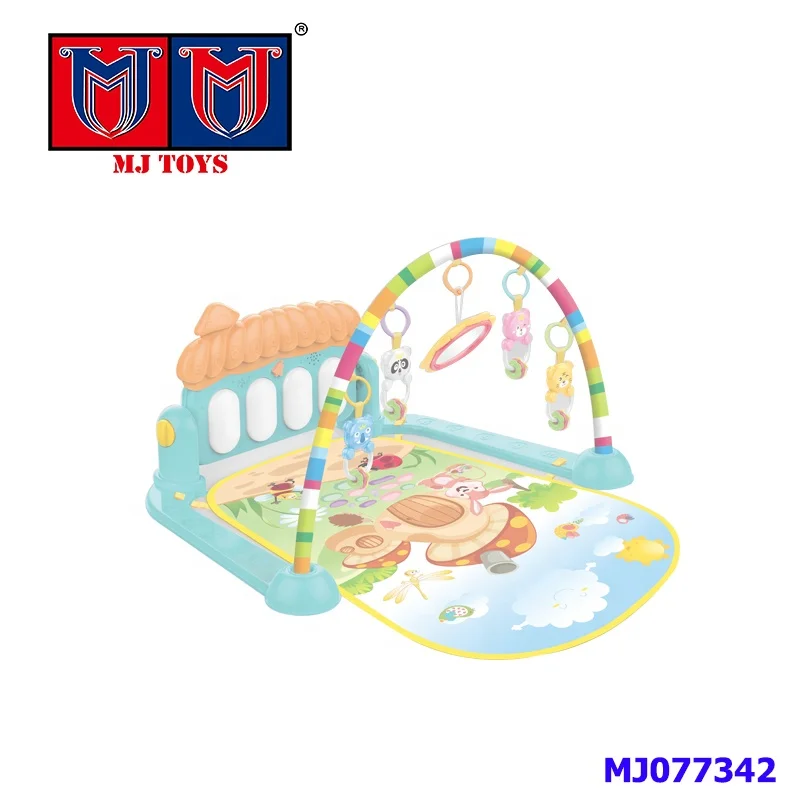 
wholesale 2 in 1 foot activity piano baby folding play mat for indoor 