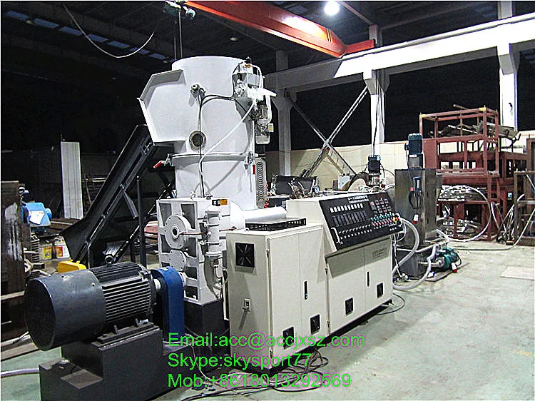 ABS PET PVC PP PE Film Granulator Pelletizer Plastic Recycling Granule Making Machine