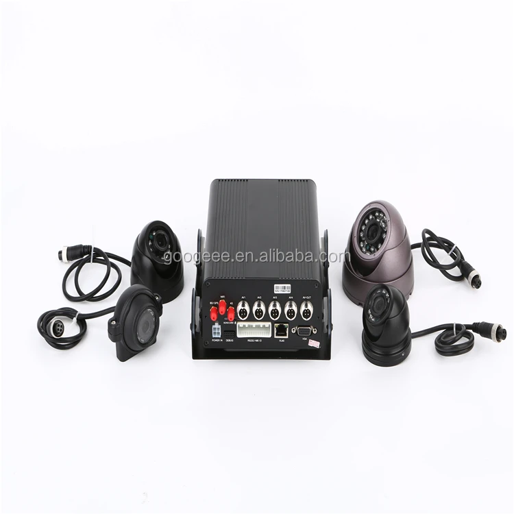 
High Quality 3G live video streaming 4ch 720P HD H.264 Mobile DVR with GPS Tracking in Google Earth 