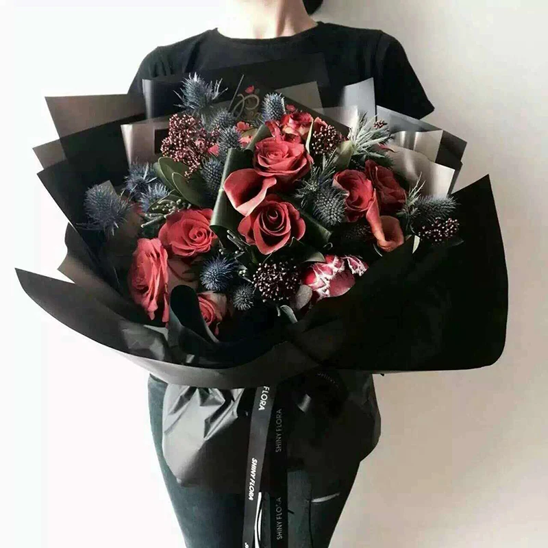 
60*60cm waterproof flower wrapping paper translucent films 