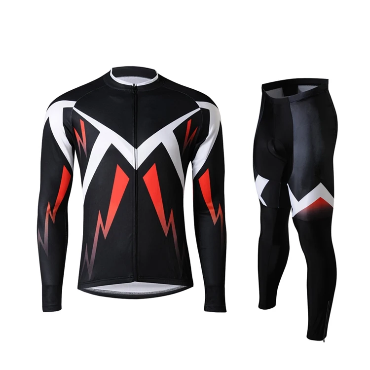
Winter Road Sublimated Child Sleeve Mtb Cycling Jersey Long Set 
