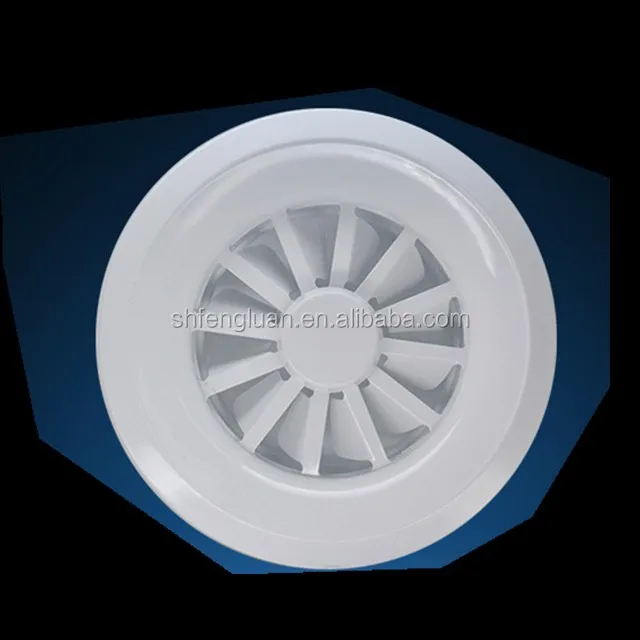 factory direct HVAC system air conditioning ceiling spiral wind flow mouth