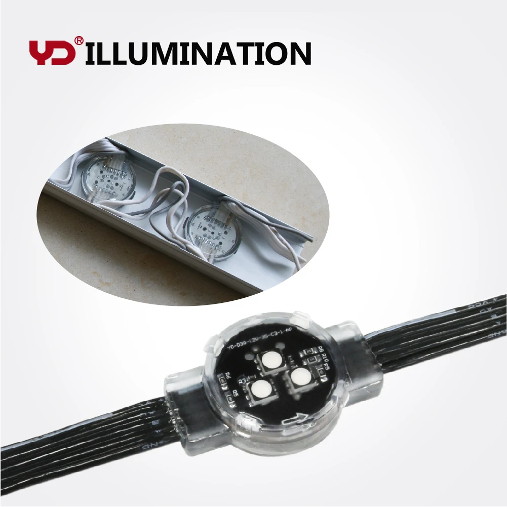 Светодиодный умный однопиксельный серийный узловой модуль dmx