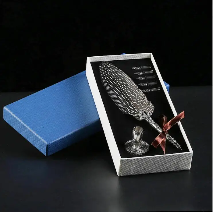 
 Винтажная перьевая ручка в виде совы, изысканное перо, перьевая ручка  