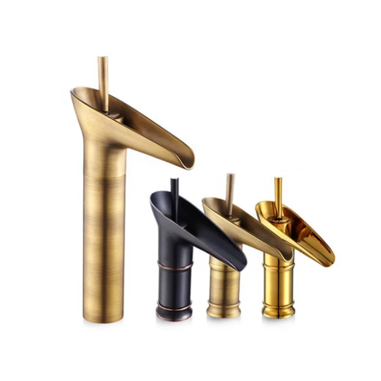 
Manufacturer Wholesale Low MOQ Single Hole Antique Brass Faucet 