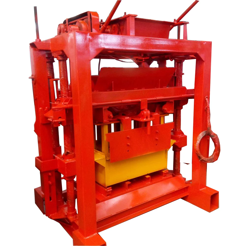 Hollow brock making machine  Hydraulic construction cement brick making  Automatic brick equipment QTJ4-40 block Making Machine