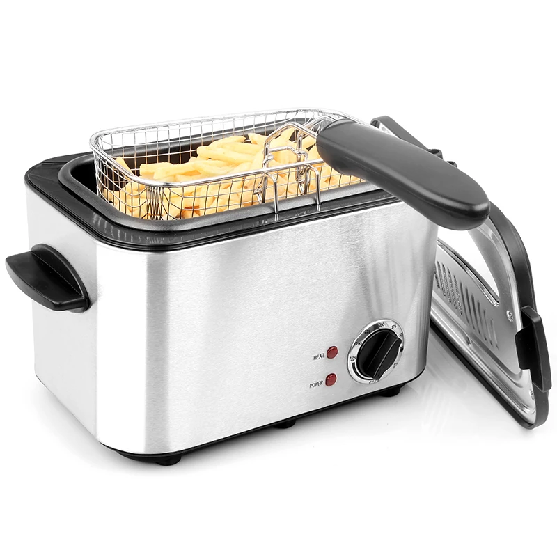
1200W 1.2L square deep fryer for homeuse 