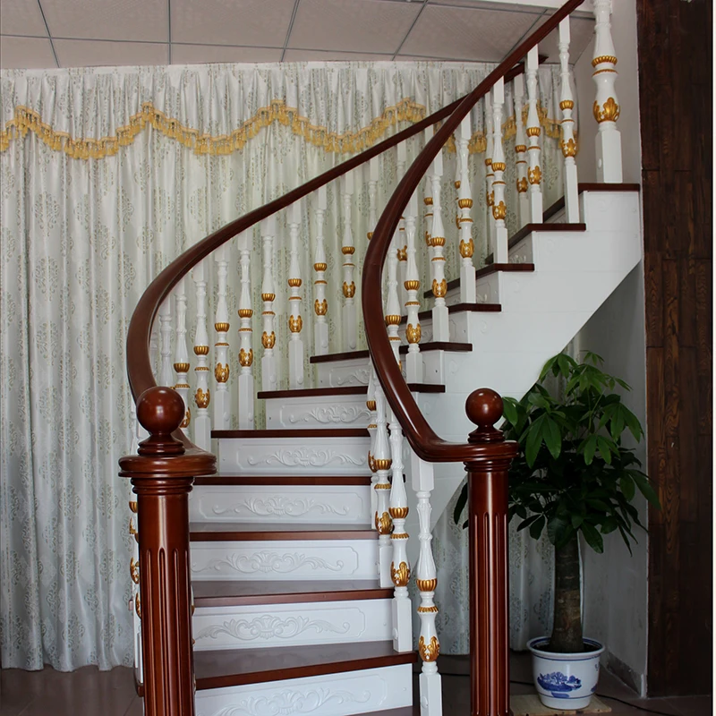 GSP16-011Antique Wood Staircase House Stairs wood staircase designs