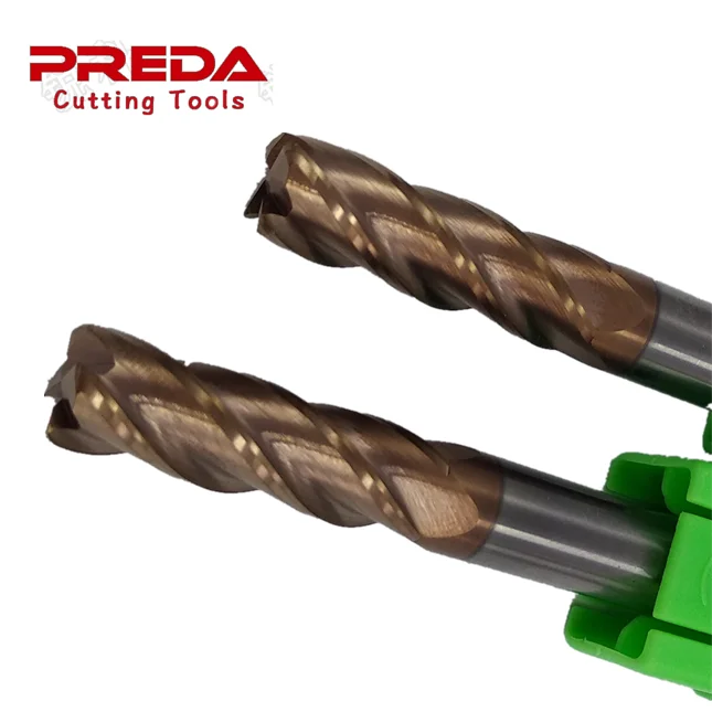 CNC Milling Tool solid carbide corner radius end mills 45HRC/55HRC