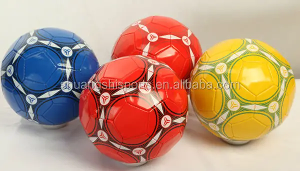 New Design Machine Stitch PVC Match Football Thermo Bonded Size 5 Training Soccer Ball