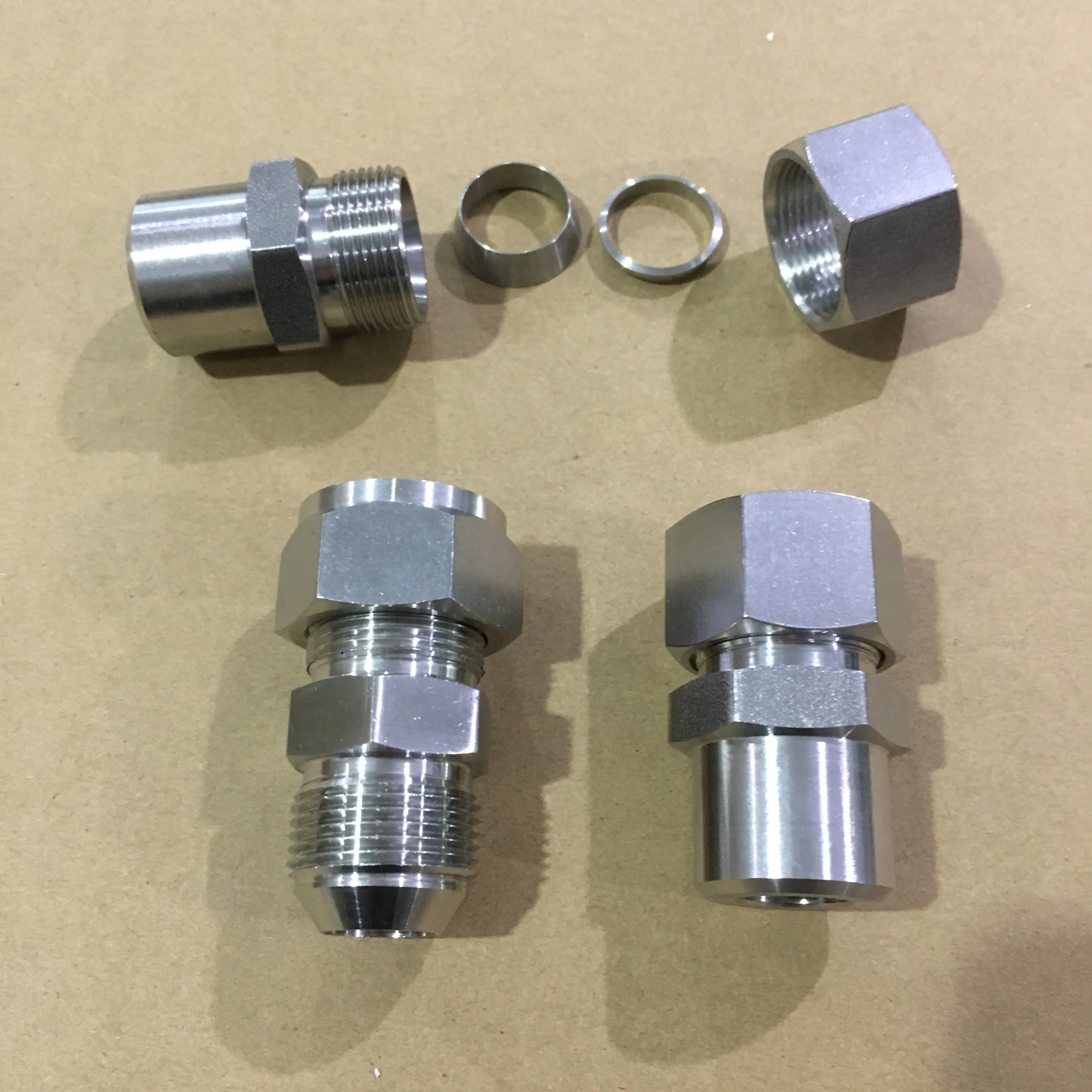 Stainless Steel high pressure reducer hydraulic/compression adaptors female to male