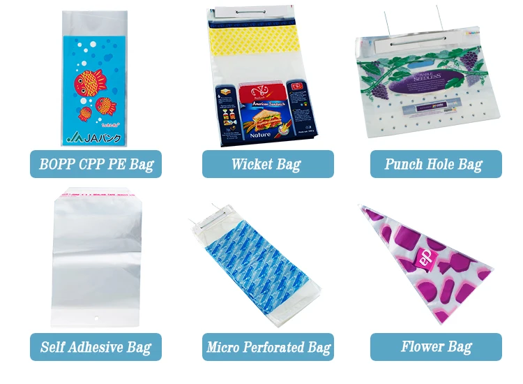 Recycled plastic packaging bag candy bread food clear block bottom pouch square bottom bag opp cello gusset square bottom bag