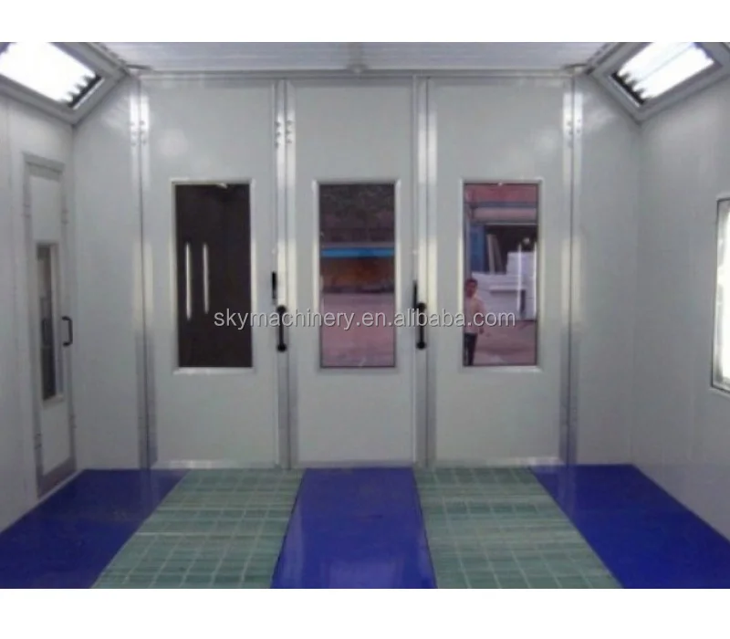 SB300, Bake oven paint booth, car paint spray booth infrared heat lamp paint