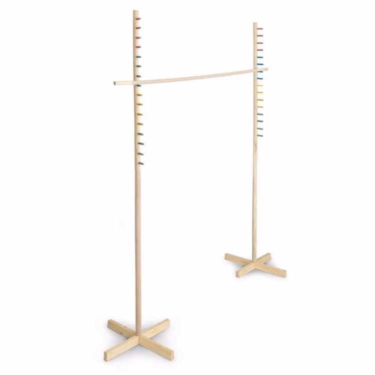 Outdoor game Wooden toy Limbo stick set game
