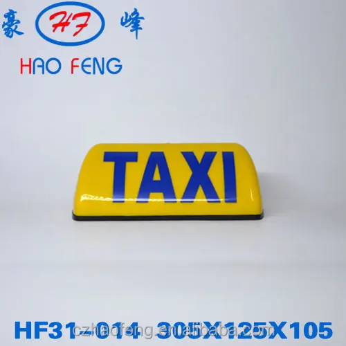 
HF31- 014 plastic taxi light box taxi roof advertising taxi top light 
