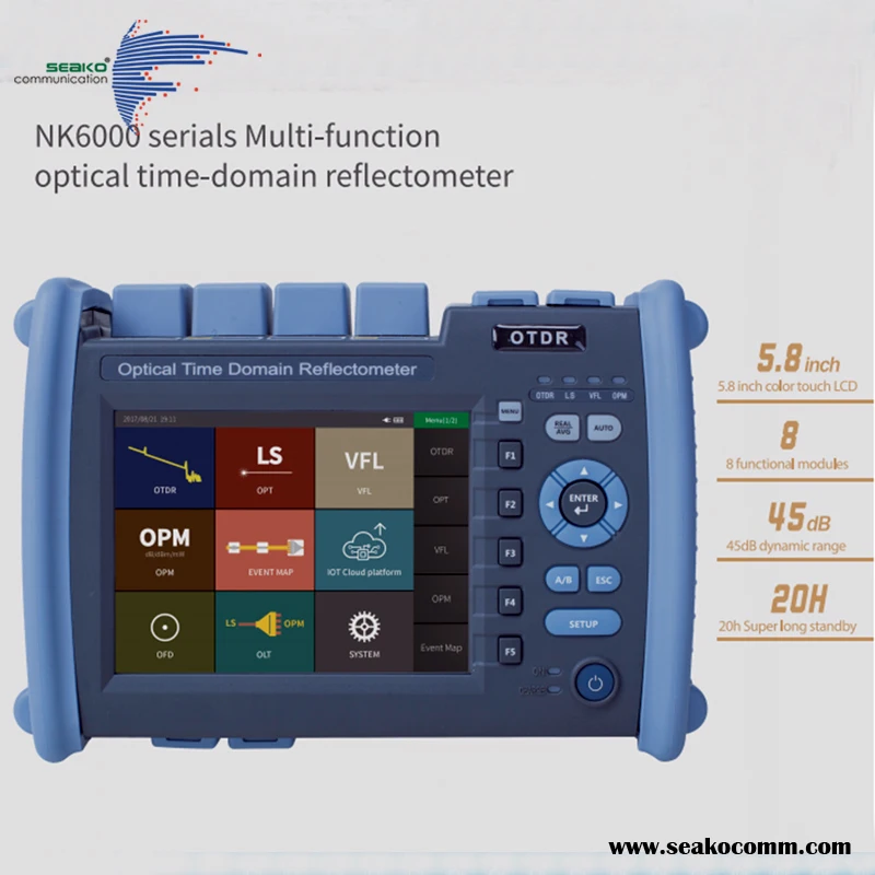 Optical Time Domain Reflectometer, OTDR, Novker, Handheld, NK6000 series, moderate price