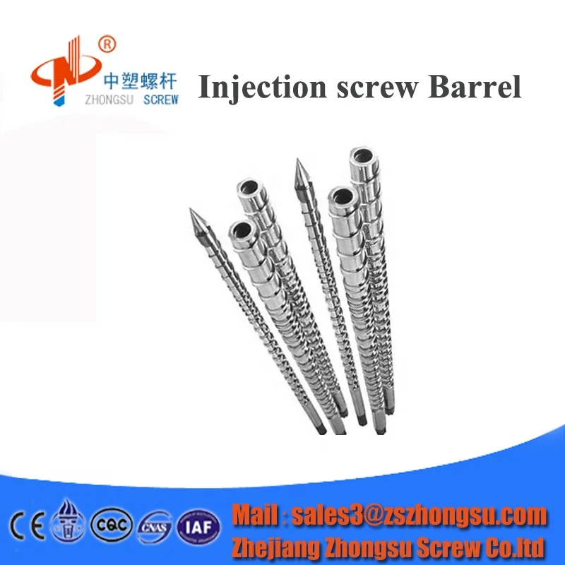 38CrmoAlA Full Hardness Injection screw barrel /injection machine screw barrel